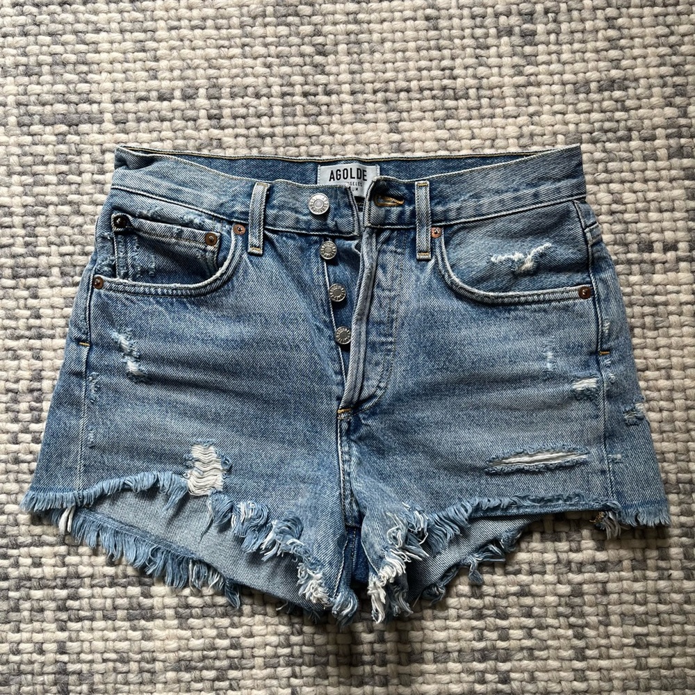Agolde Parker Jean Short in Swapmeet - size 23 or XS
